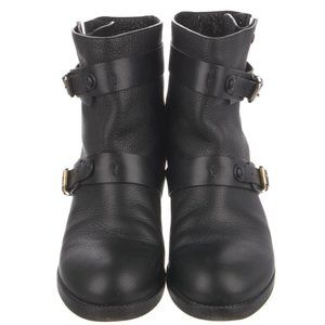 CHLOÉ Leather Moto Boots